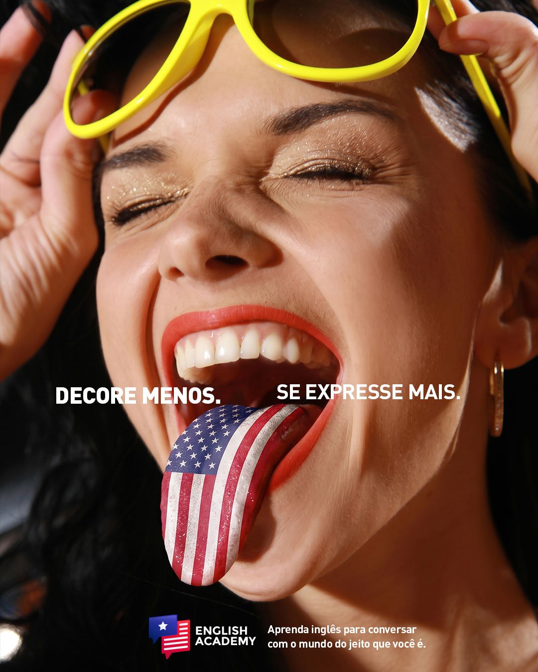 Depois do Método Anti-Scroll em campanha de curso de inglês